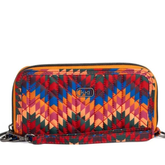 Lug Guild Collection Whirly RFID Wallet - Bargello Mountains Multi - Picture 2 of 10